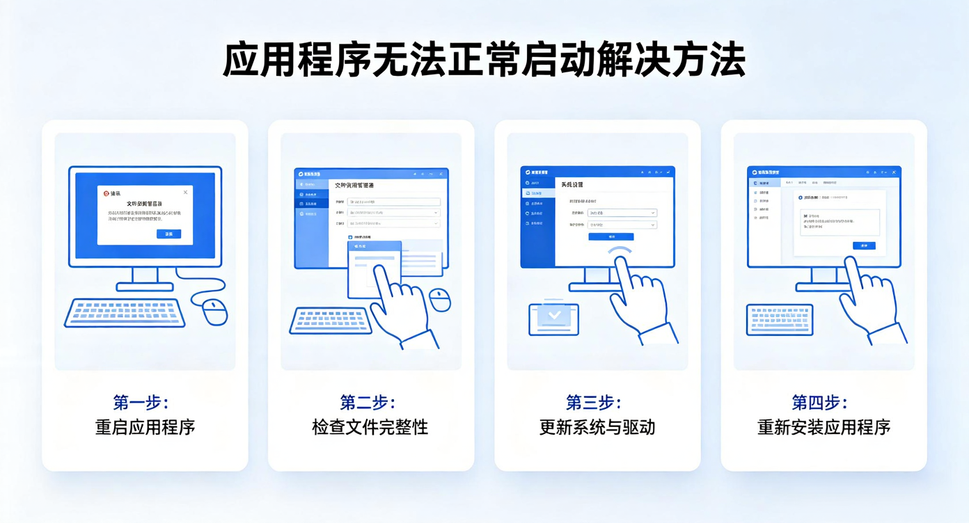 应用程序无法正常启动解决方法